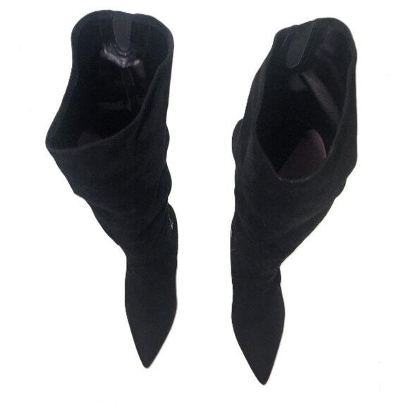 🛑 NINE WEST Knee High ➕🆒 BOOTS Designer Suede Stiletto Dress Point 💸BUY NOW‼️ - Picture 3 of 16